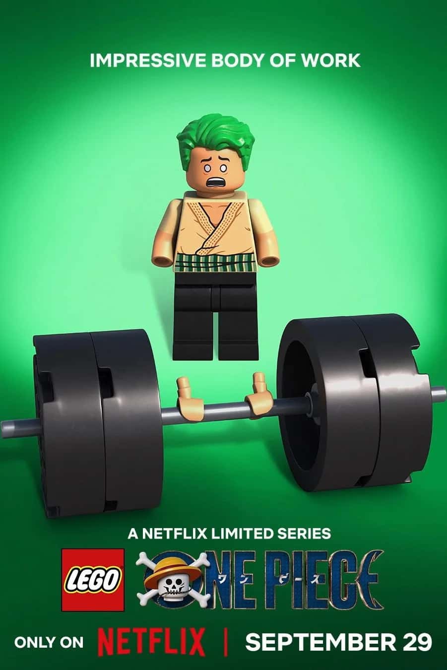 ملصق LEGO ONE PIECE