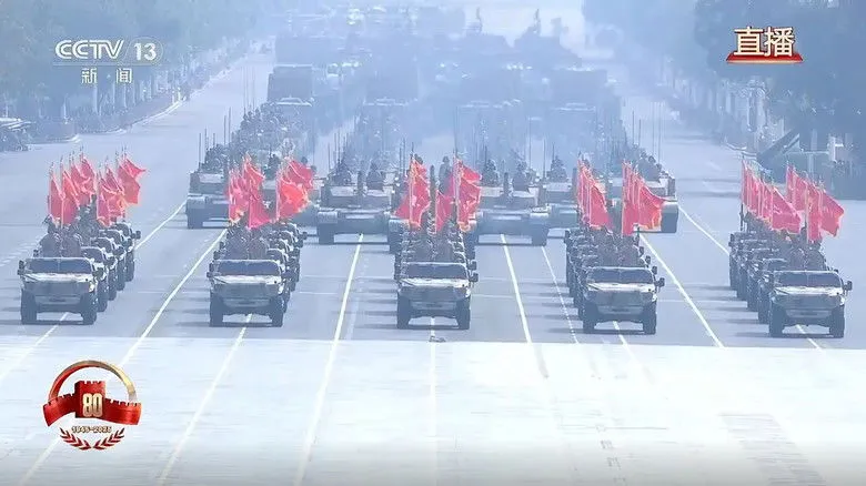 Banner for 1945-2025纪念中国人民抗日战争暨世界反法西斯战争胜利80周年大阅兵