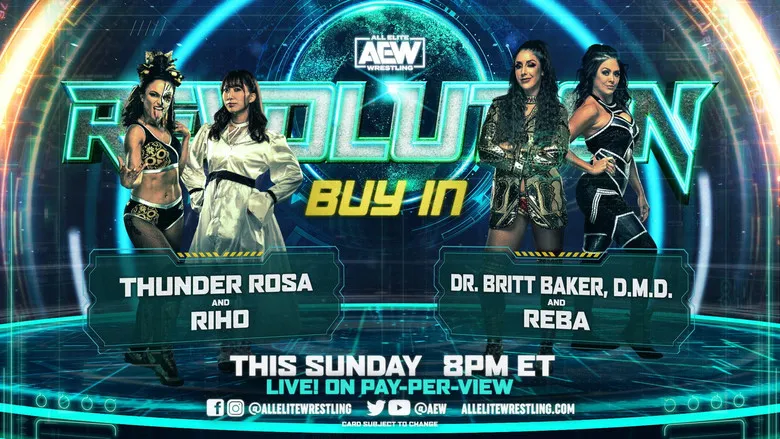 Banner for AEW Revolution 2021: The Buy In