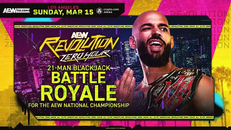 Banner for AEW Revolution 2026: Zero Hour
