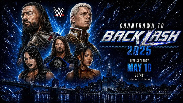 Banner for Countdown to WWE Backlash 2025