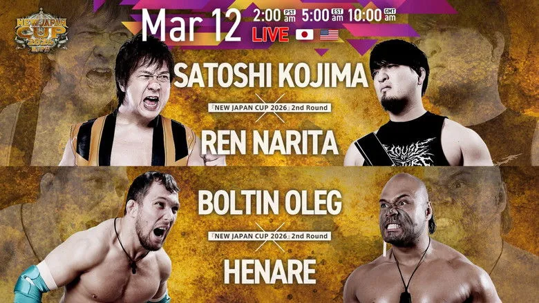 Banner for NJPW New Japan Cup 2026 - Day 6