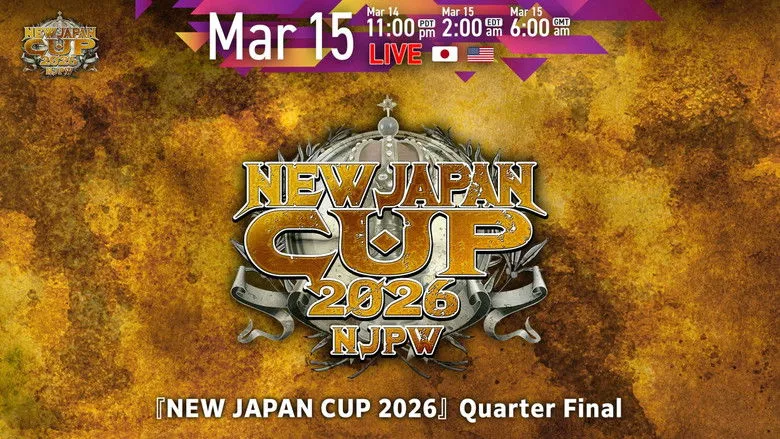 Banner for NJPW New Japan Cup 2026 - Day 9