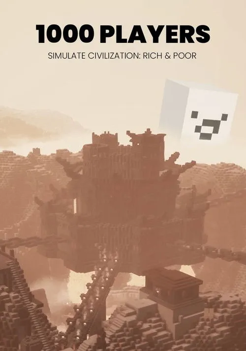 Poster for 1000 Players Simulate Civilization: Rich & Poor