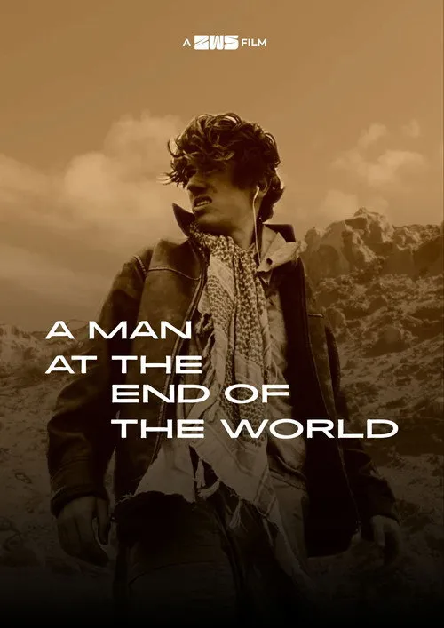 Poster for A Man at the End of the World (Silent Film)