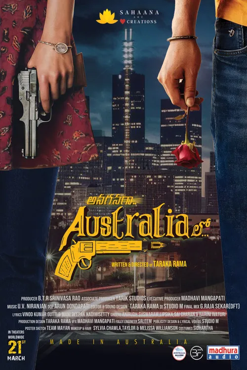 Poster for Anaganaga Australia Lo