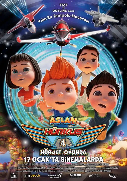 Poster for Aslan Hürkuş 4: Hürjet Oyunda