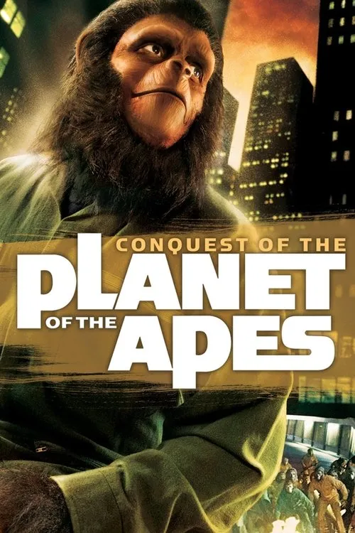 Poster for Conquest of the Planet of the Apes