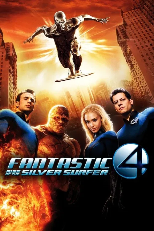 Poster for Les 4 Fantastiques et le Surfer d'Argent