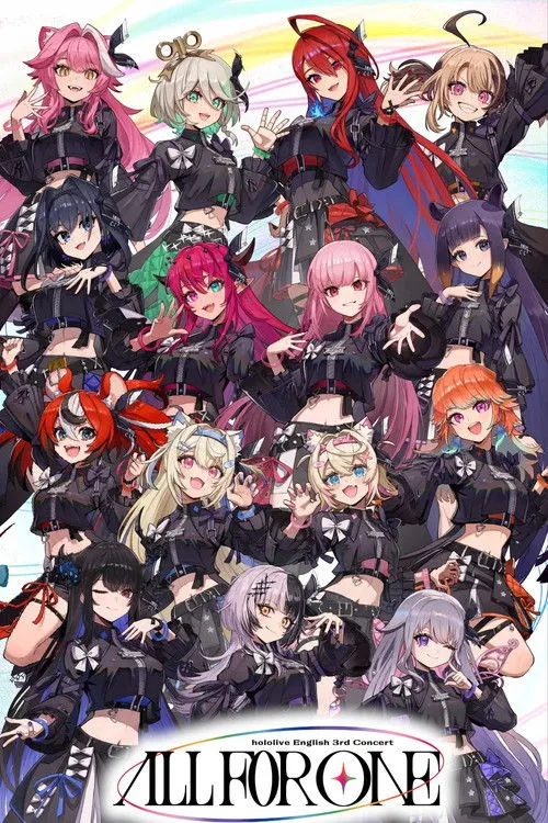 Poster for hololive English 3rd Concert -All for One- Day 1