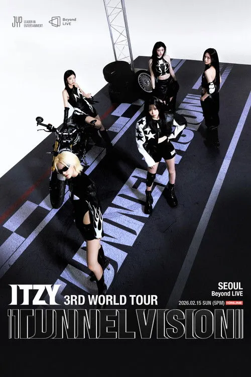 Poster for ITZY 3rd World Tour Tunnel Vision in Seoul