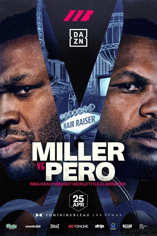 Poster for Jarrell Miller vs. Lenier Pero