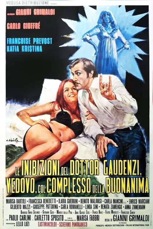 Poster for Le inibizioni del dottor Gaudenzi, vedovo col complesso della buonanima