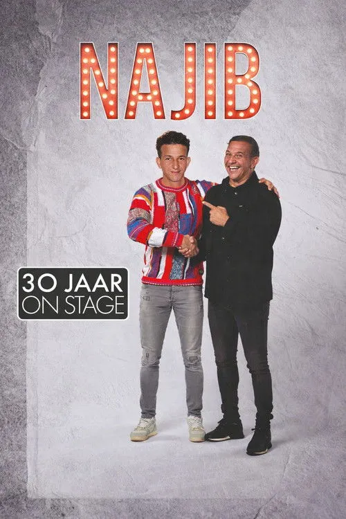 Poster for Najib Amhali: 30 jaar on Stage