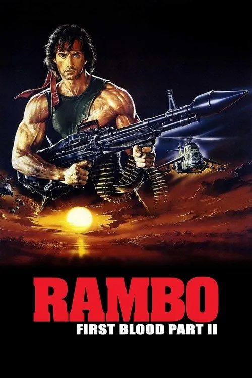 Poster for Rambo II : La mission