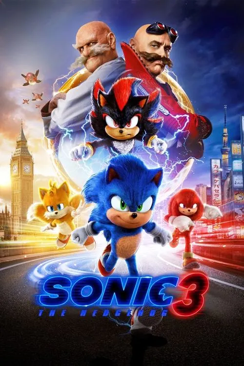 Poster for Sonic 3: La película