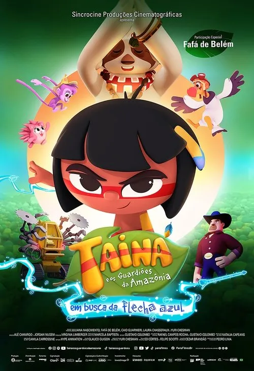 Poster for Tainá e os Guardiões da Amazônia - Em Busca da Flecha Azul