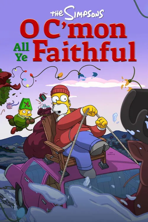 Poster for The Simpsons: O C'mon All Ye Faithful