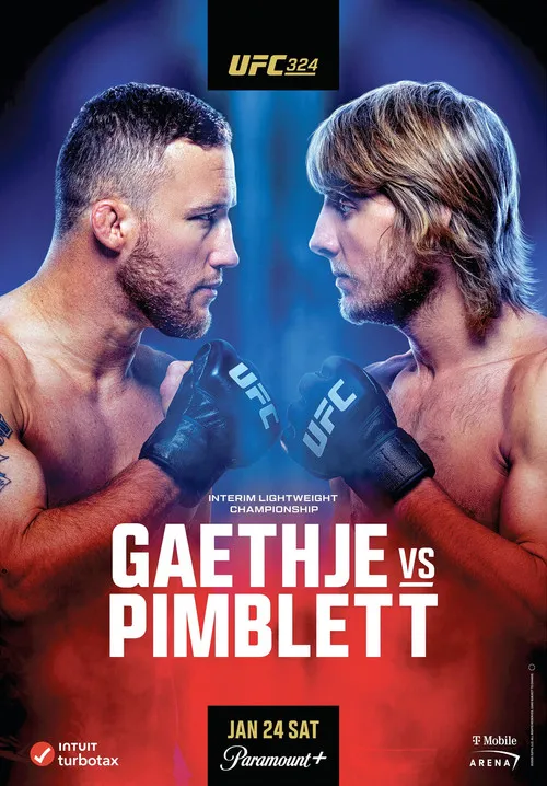 Poster for UFC 324: Gaethje vs. Pimblett