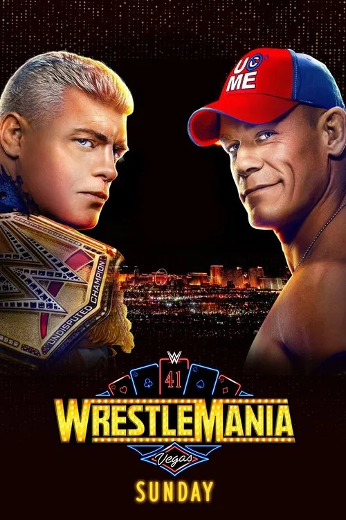 Poster for WrestleMania 41: Sunday