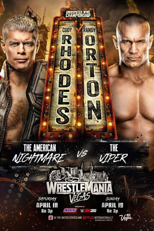 Poster for WWE WrestleMania 42 - Saturday