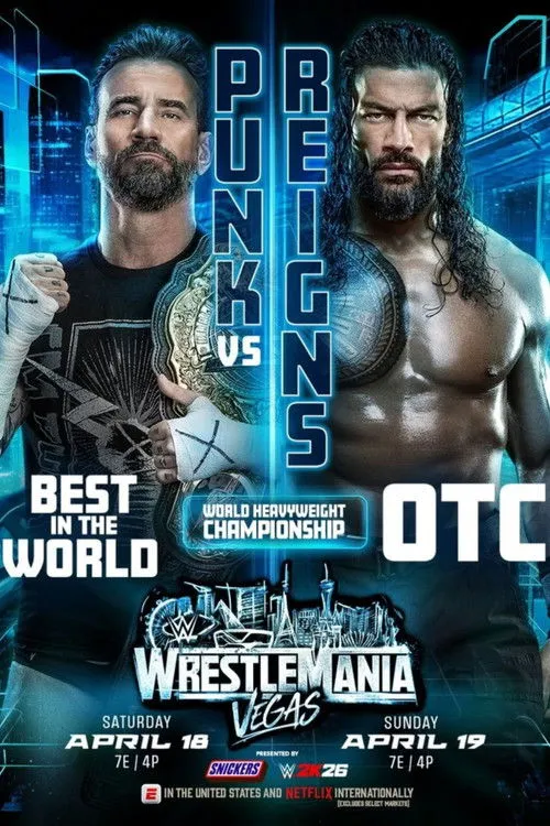 Poster for WWE WrestleMania 42 - Sunday