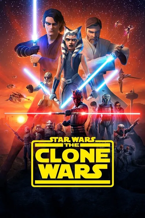 Poster for Star Wars: La Guerra de los Clones